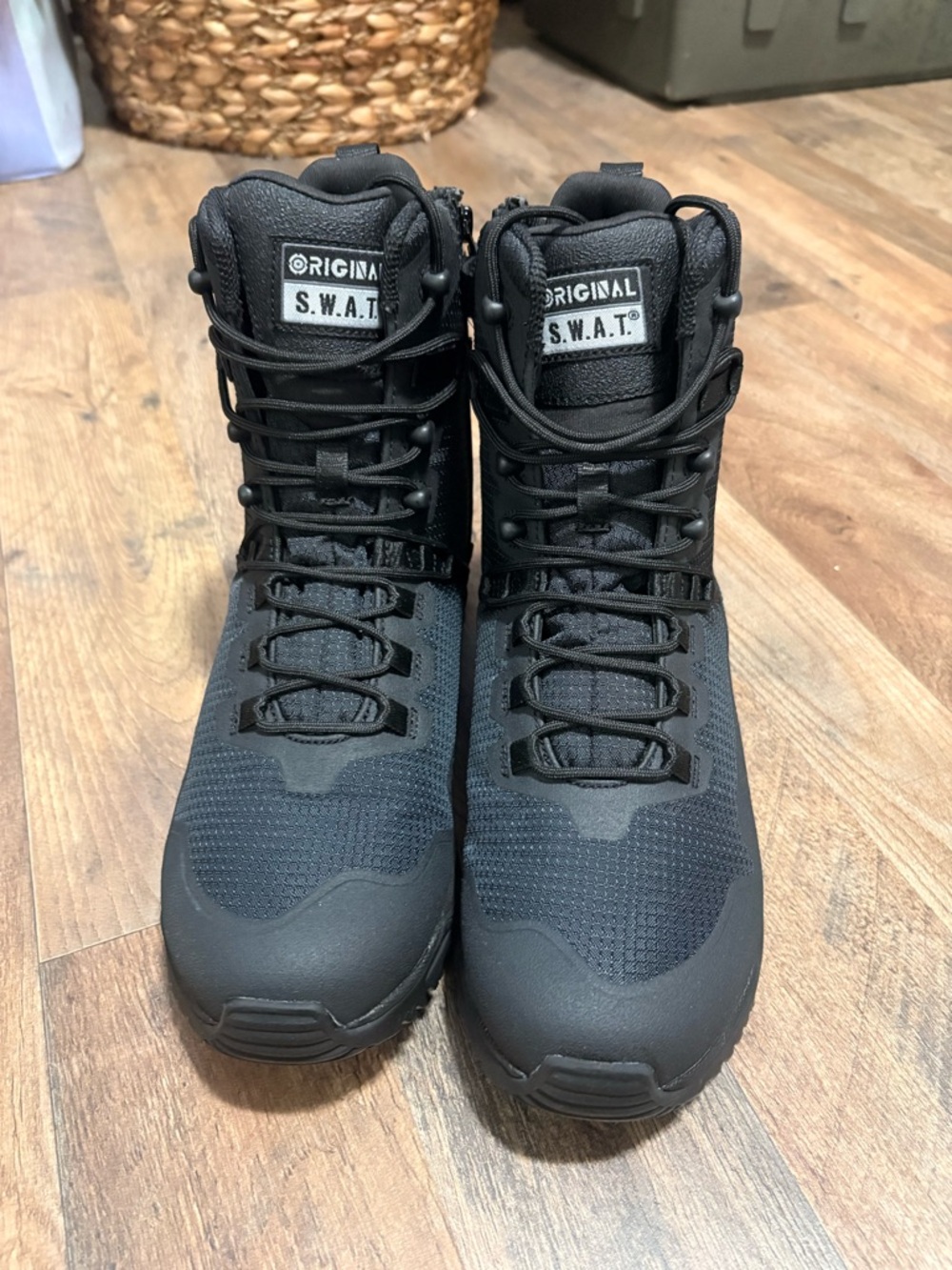 Men's Black Tactical Boots - Lightweight Duty Boot